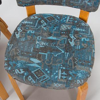 Alvar Aalto, a pair of mid-20th century '62' chairs for O.Y. Huonekalu- ja Rakennustyötehdas A.B.