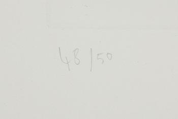 Jean Capdeville, färgetsning, signerad och numrerad 48/50.