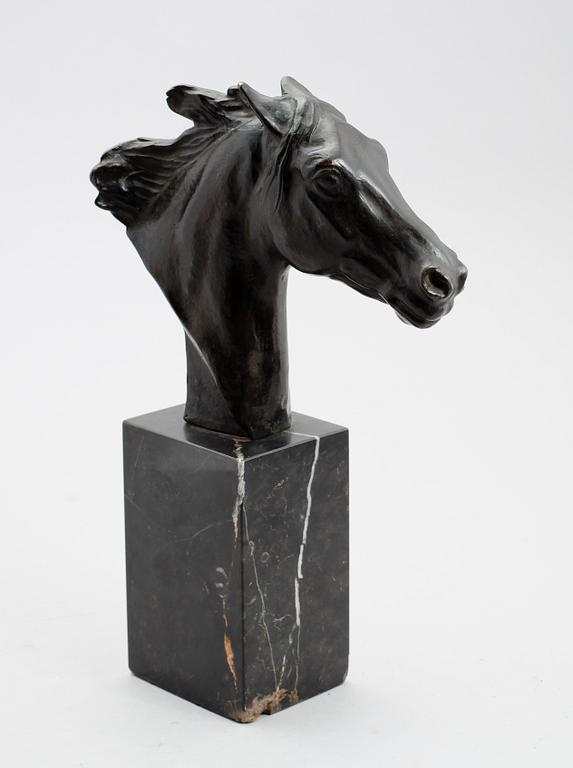 ALBERT HINRICH HUSSMANN, skulptur, brons, signerad.