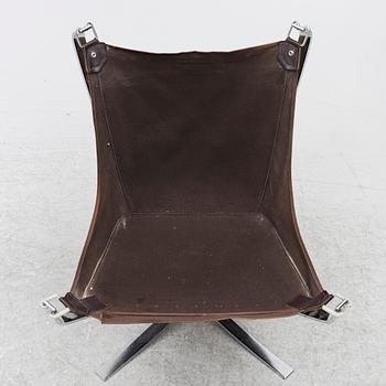 Sigurd Ressel, fåtölj, "Falcon", Vatne Möbler, Norge, omkring 1970.