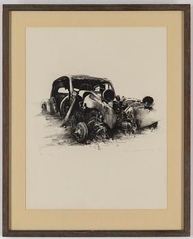 ULF WAHLBERG, lithographs, 2, 1976, 2001, signed 191/320, 248/295.