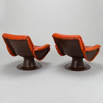Yrjö Kukkapuro, nojatuolipari, "Saturnus", Haimi 1960-luku.