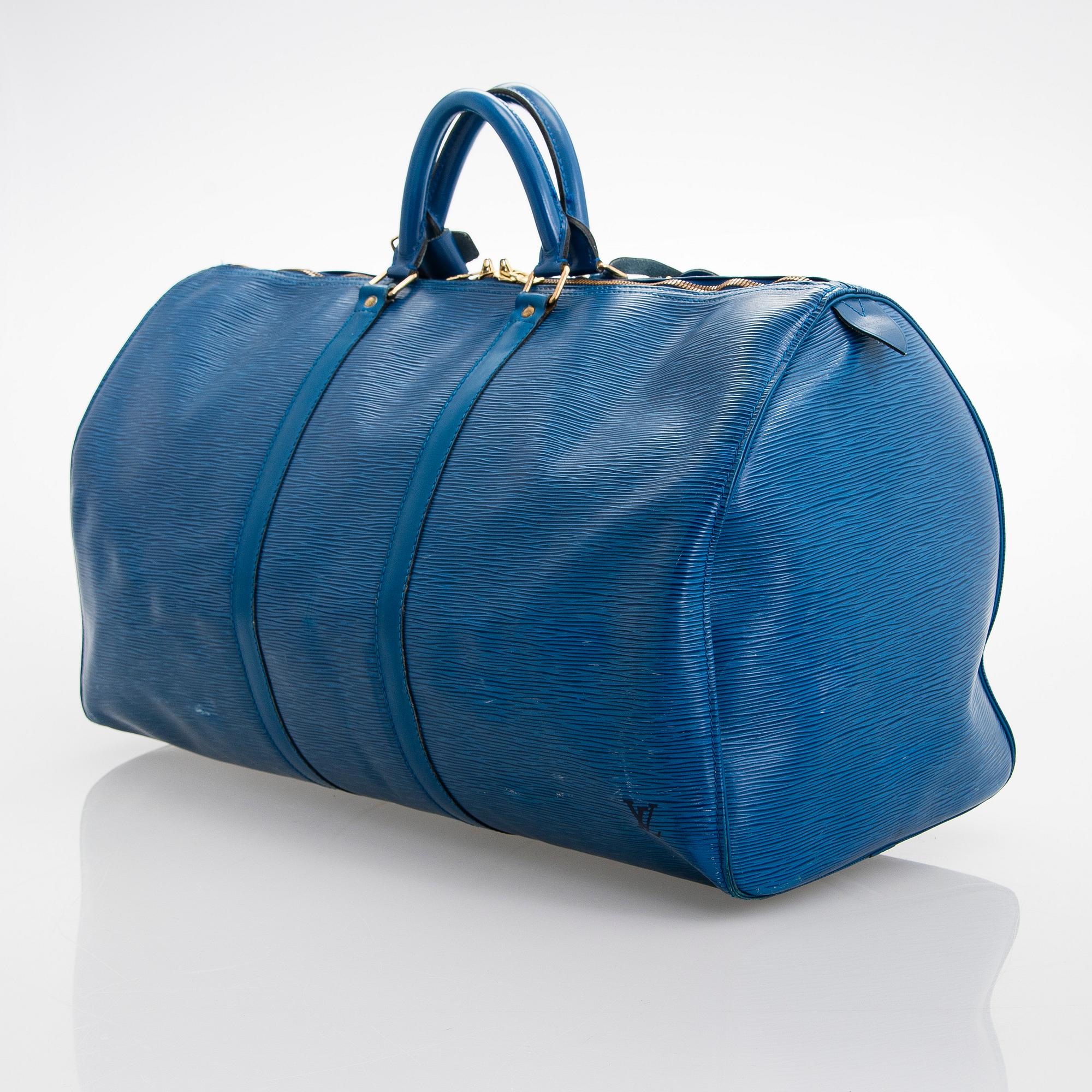 Louis Vuitton, A Epi Leather 'Keepall 55' Bag.