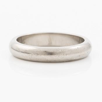 Cartier, ring, wedding band, platinum.