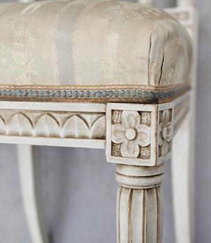 STOLAR, 6 st, gustaviansk stil, 1900-talets.