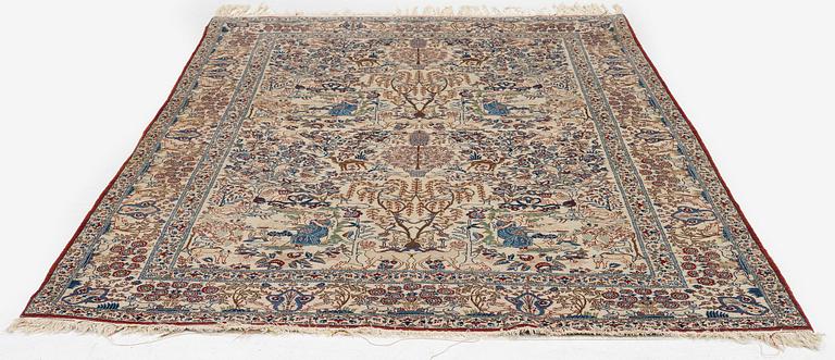 Matta, semiantik Nain Tudeshk, centrala Persien, ca 244 x 148 cm.