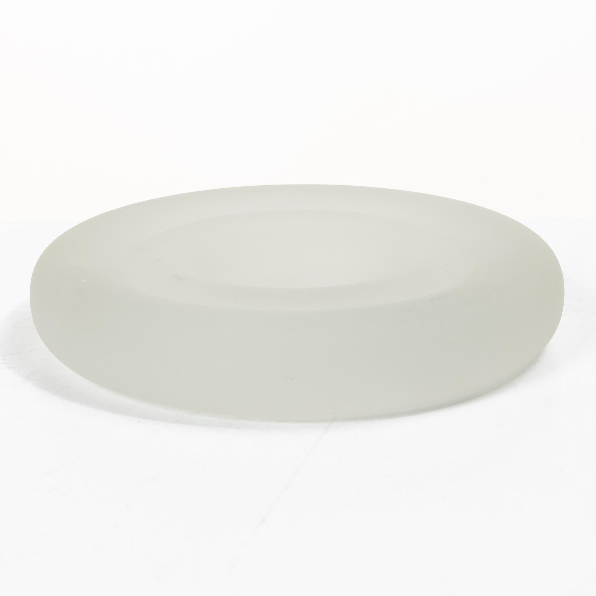 Enzo Mari, Bowl, glass, Danese, Italy.