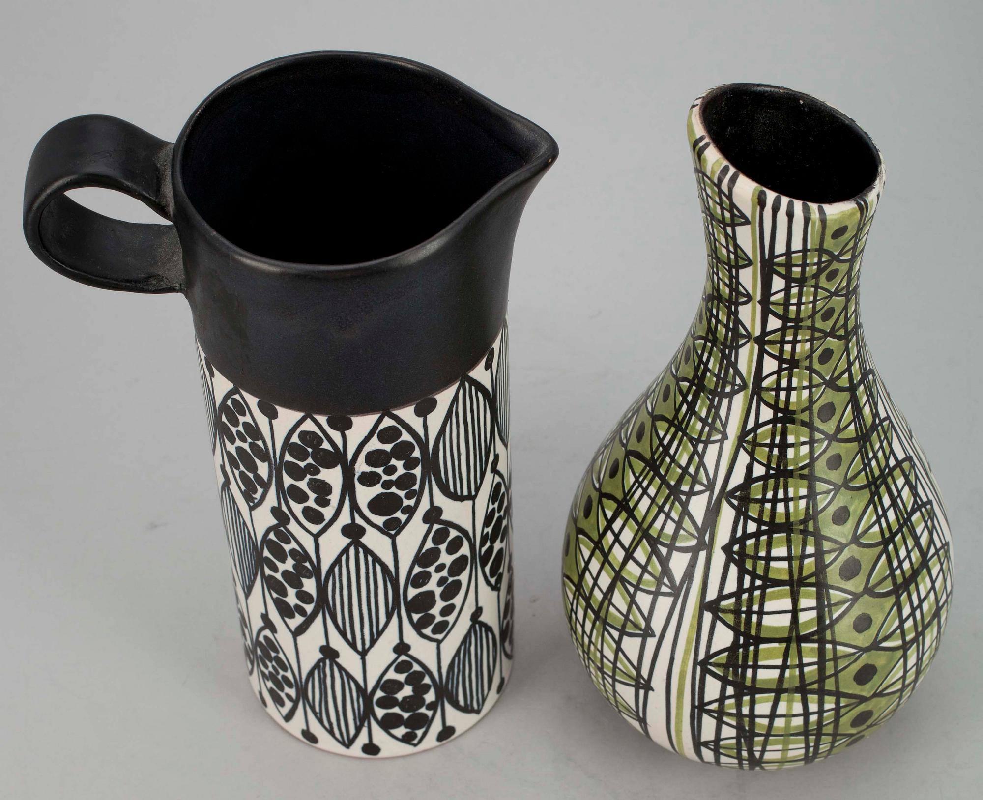 KERAMIK, 5 delar, Kupittaan Savi Oy, Åbo 1900-talets senare hälft.