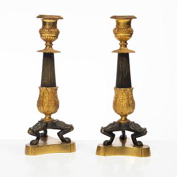 Ljusstakar, Empire, Frankrike, tidigt 1800-tal.