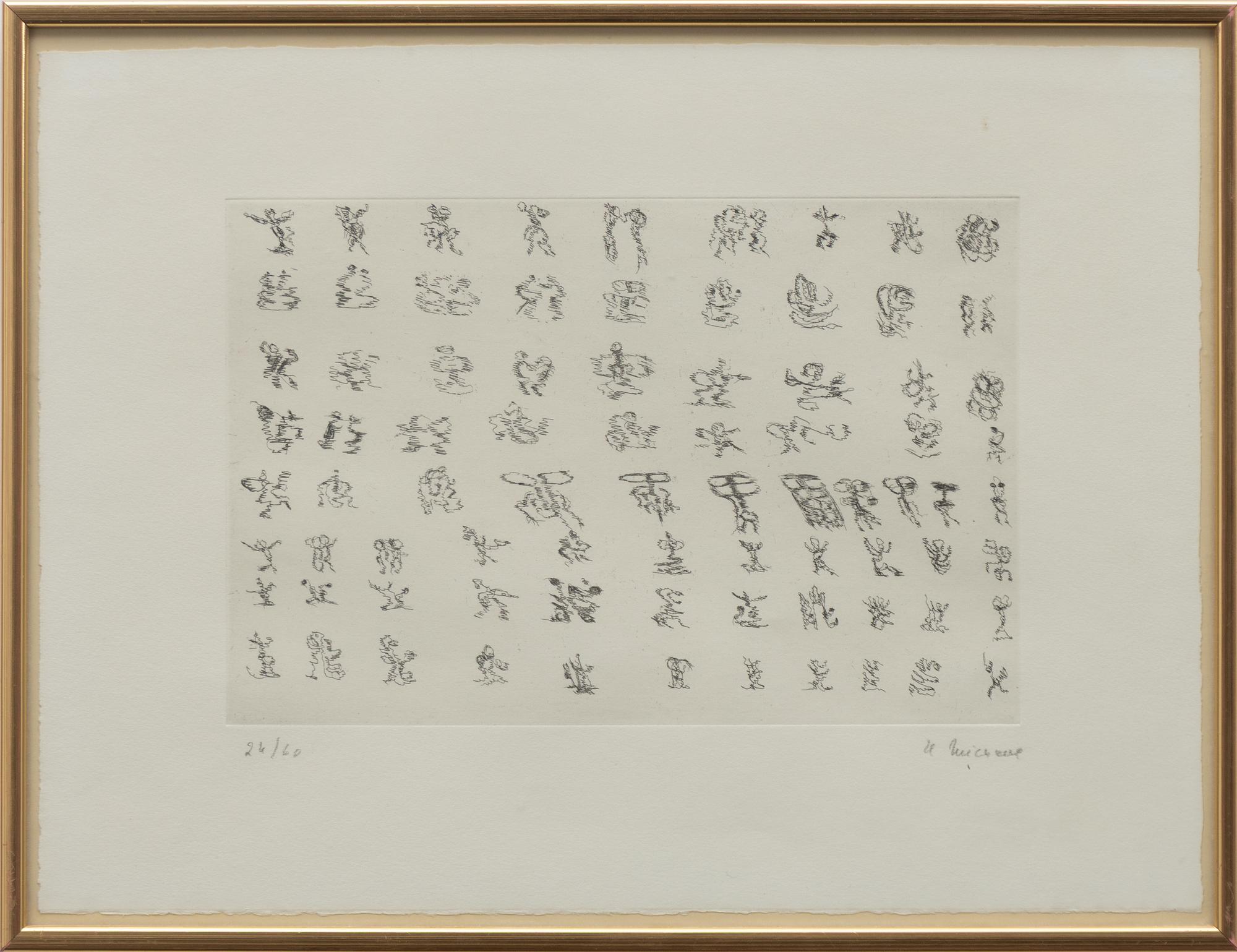 Henri Michaux, Untitled.