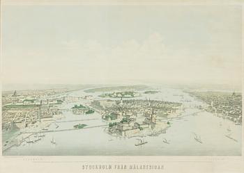 "Stockholm från Mälaresidan".