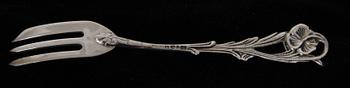 DESSERTGAFFLAR, 12 st, silver.