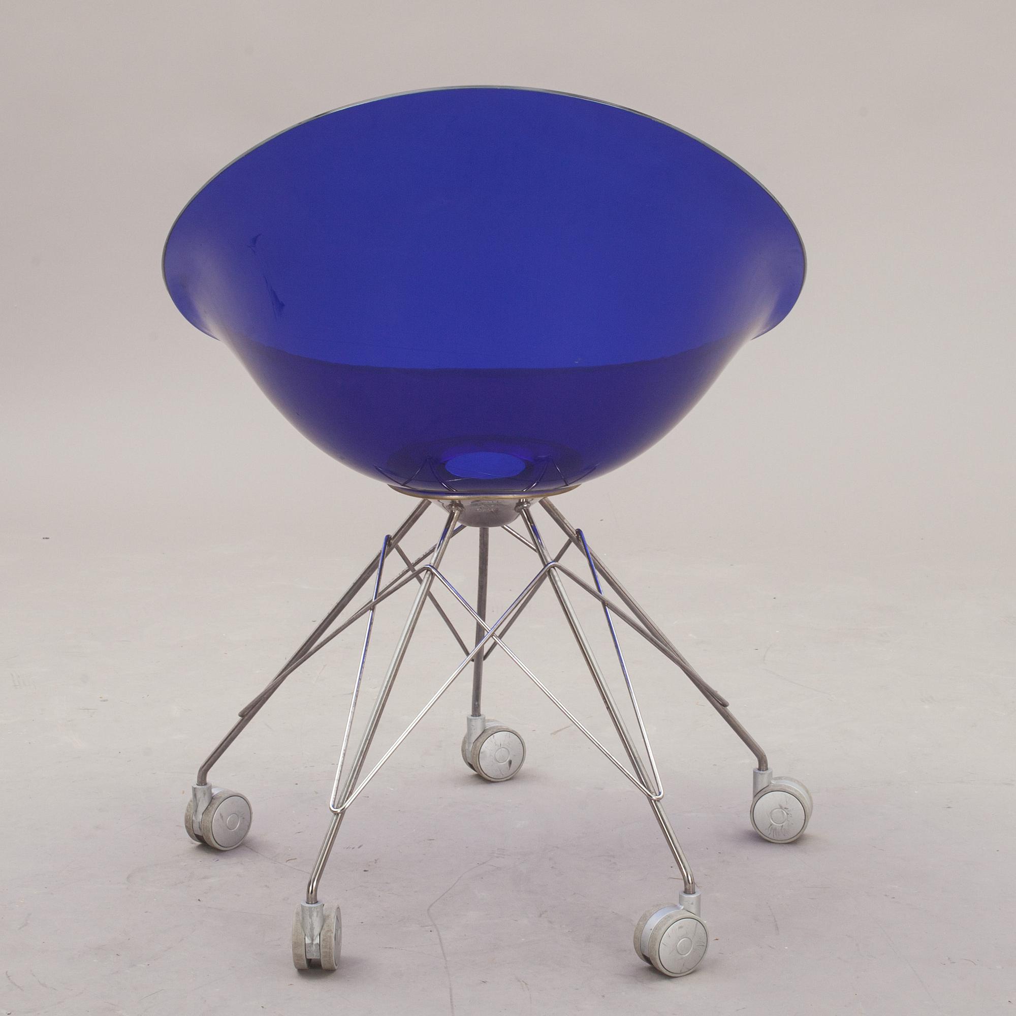 SKRIVBORDSSTOL, "Eros", Philippe Starck för Kartell, märkt.