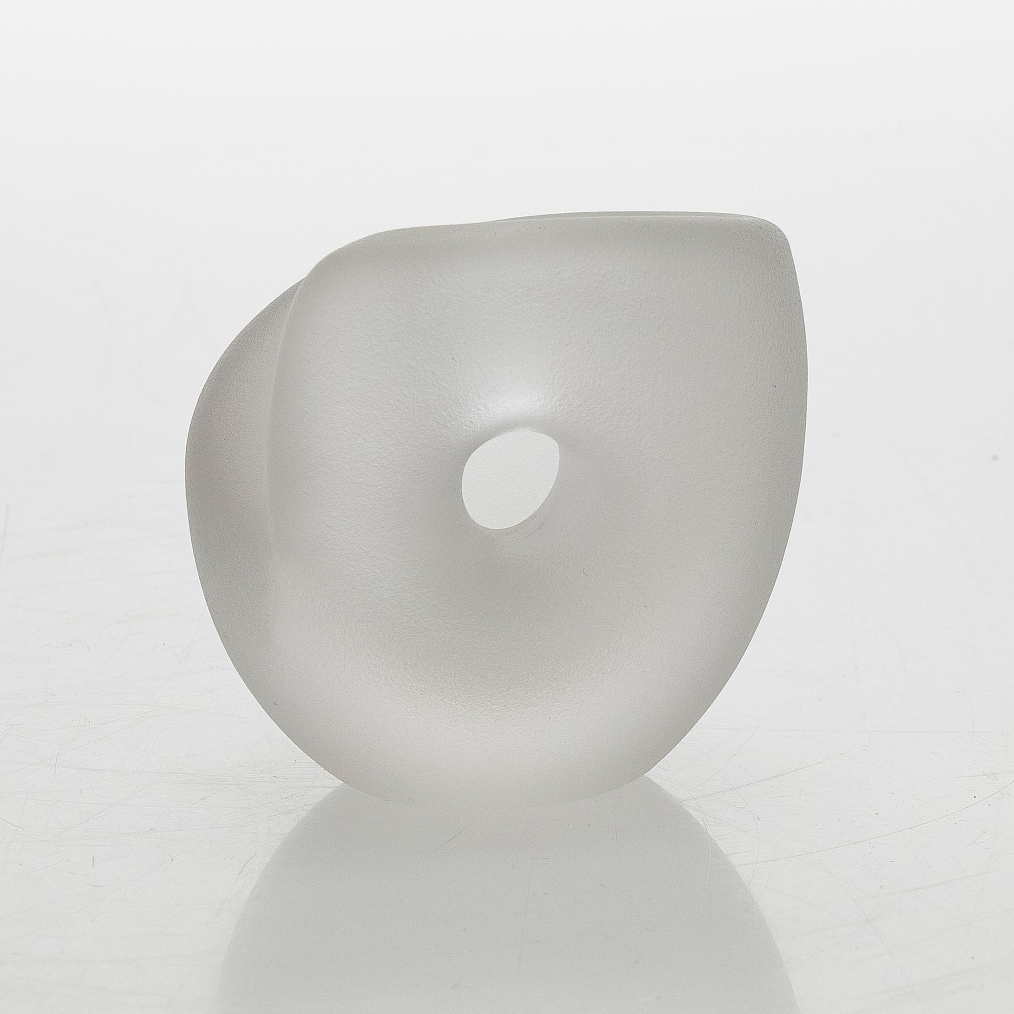 Timo Sarpaneva, sculpture, glass, 'Hiidenkirnu', signed.