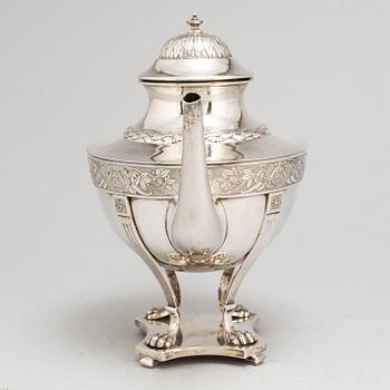 ANDERS NILSSON, tekanna, silver, Lund, 1905.