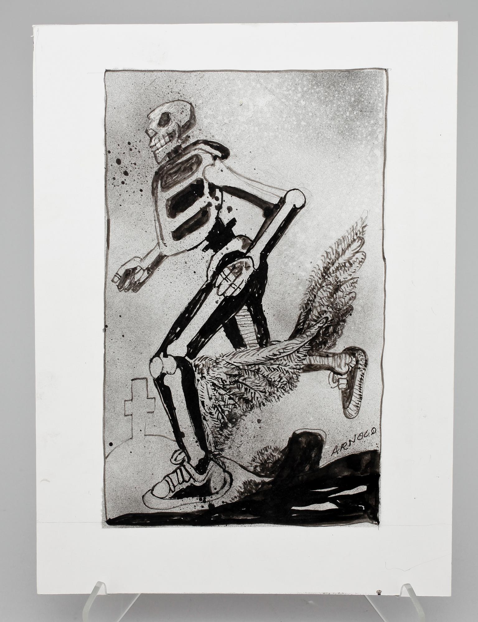HANS ARNOLD, tusch, sign.