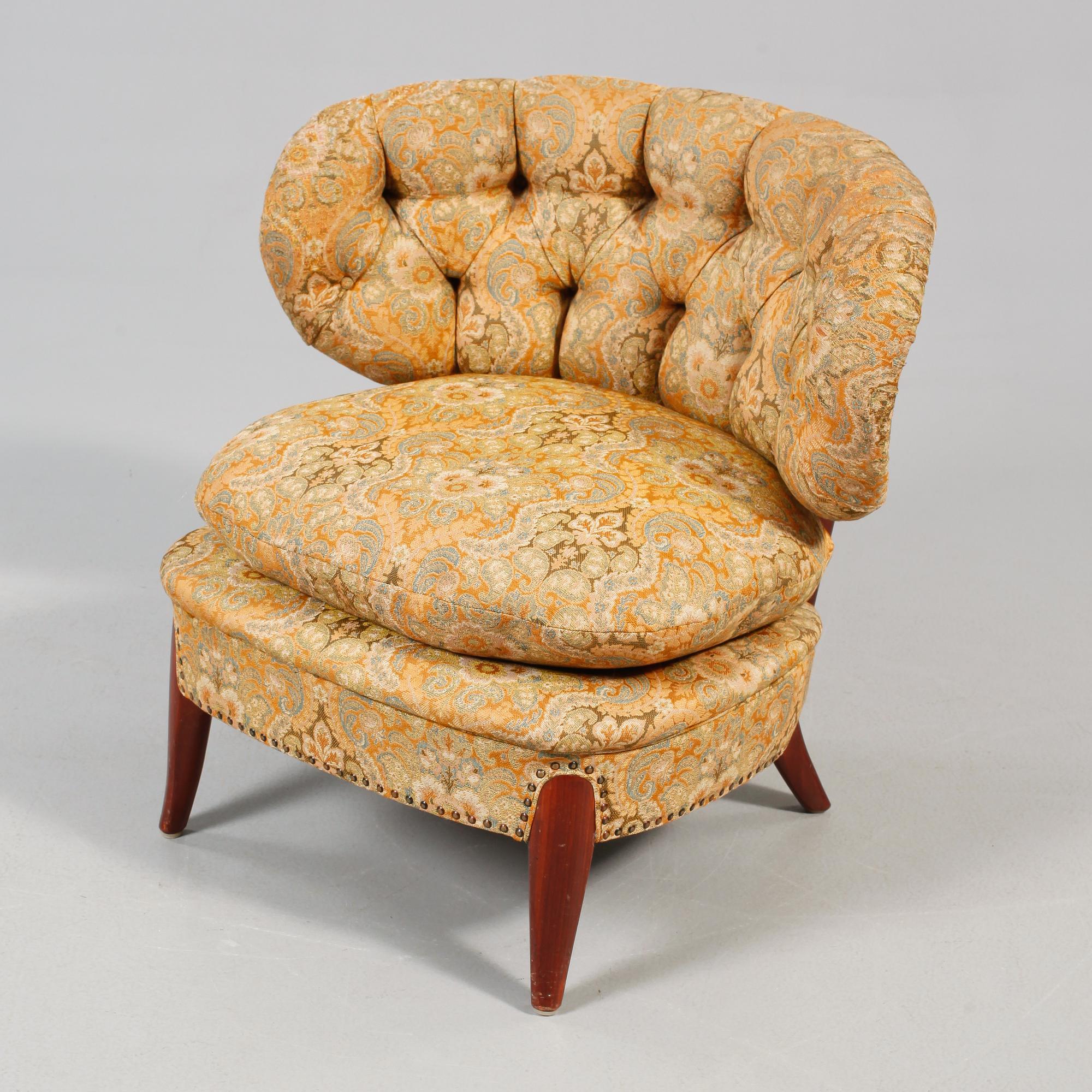 FÅTÖLJ, Otto Schultz, JIO Möbler, Jönköping, 1940-50-tal.