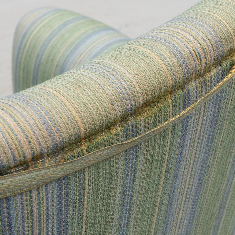 Carl Malmsten, armchair, "Hemmakväll", OH Sjögren, late 20th century.