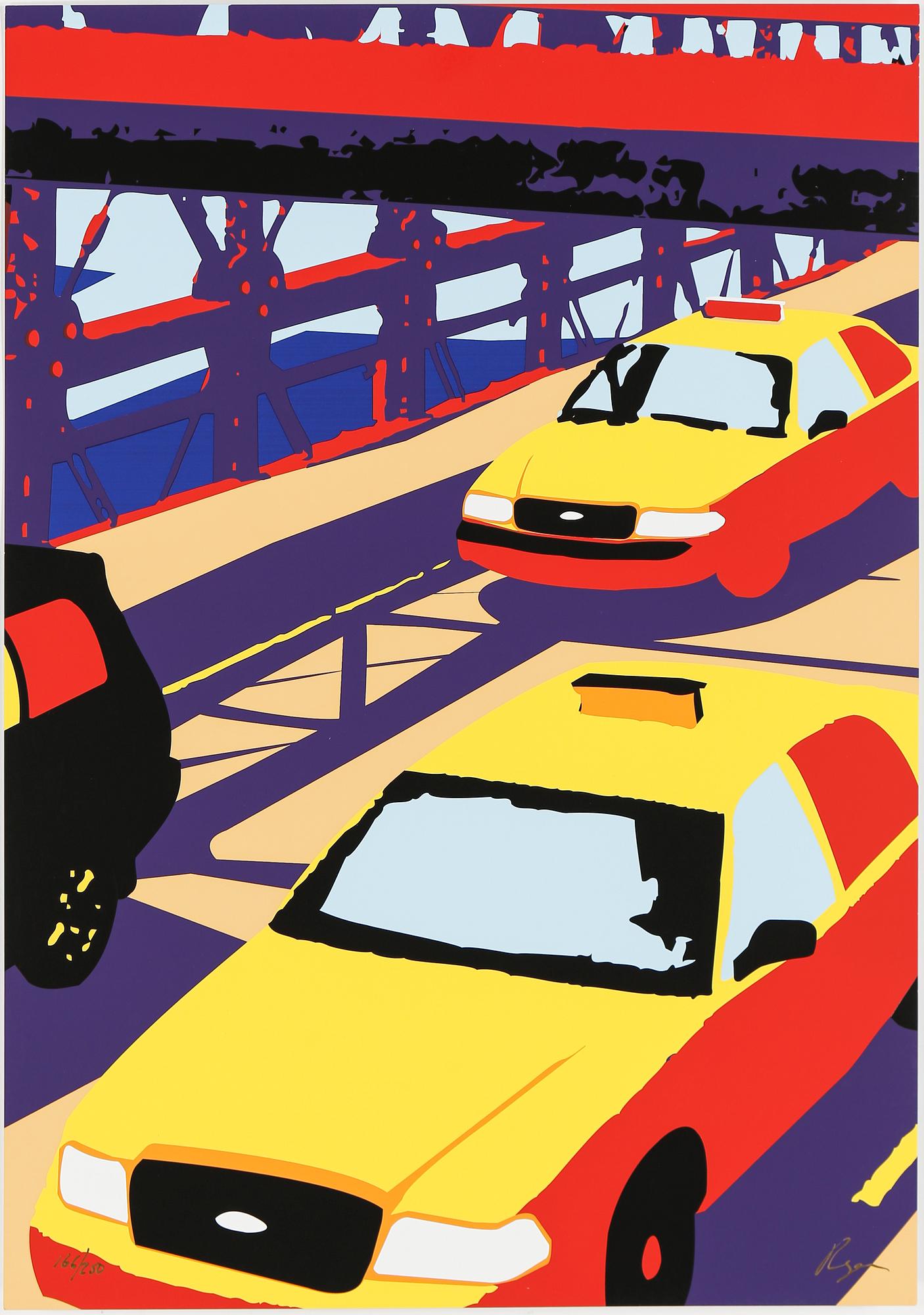 RICHARD RYAN, serigrafier, 2 st, ur serien "Manhattan Octaves", signerad och numrerad 166/250.
