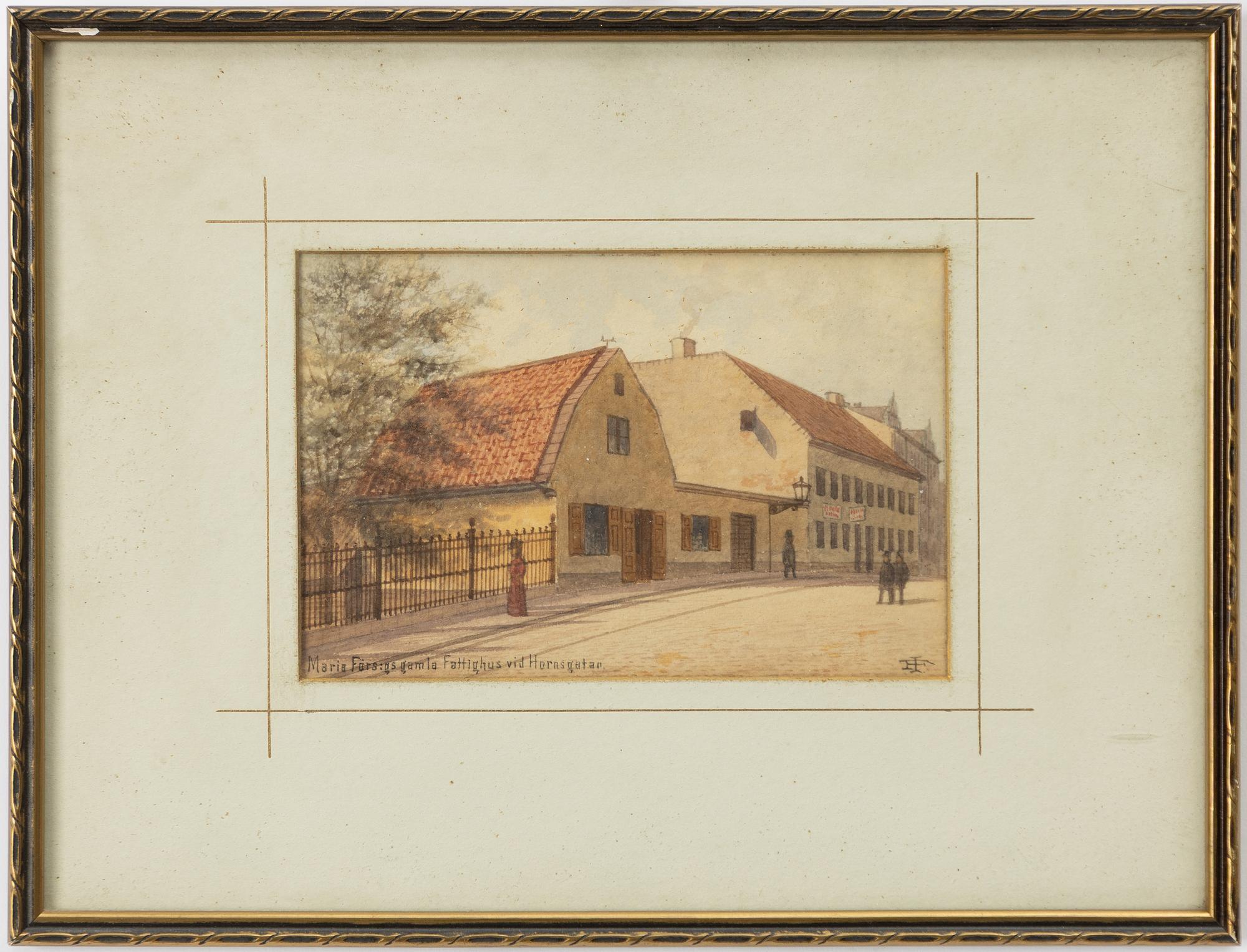 Fredrik Isberg, "Maria Förs:gs old poorhouse at Hornsgatan".
