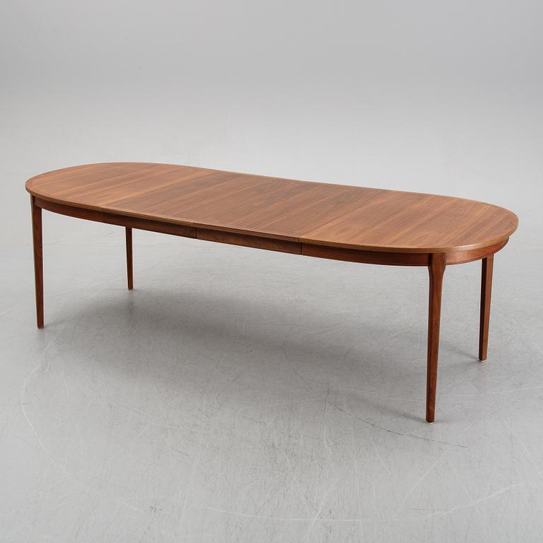 A teak dining table from Möbelfabriken Linden, Horda, 1960's.