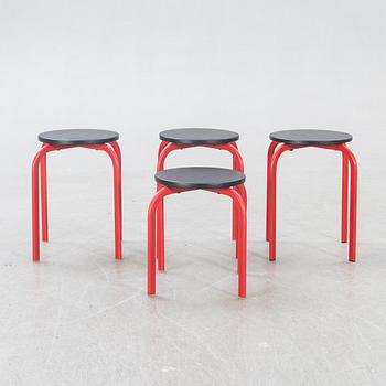 A set of four stools from SIS Denmark later part of the 20th century.