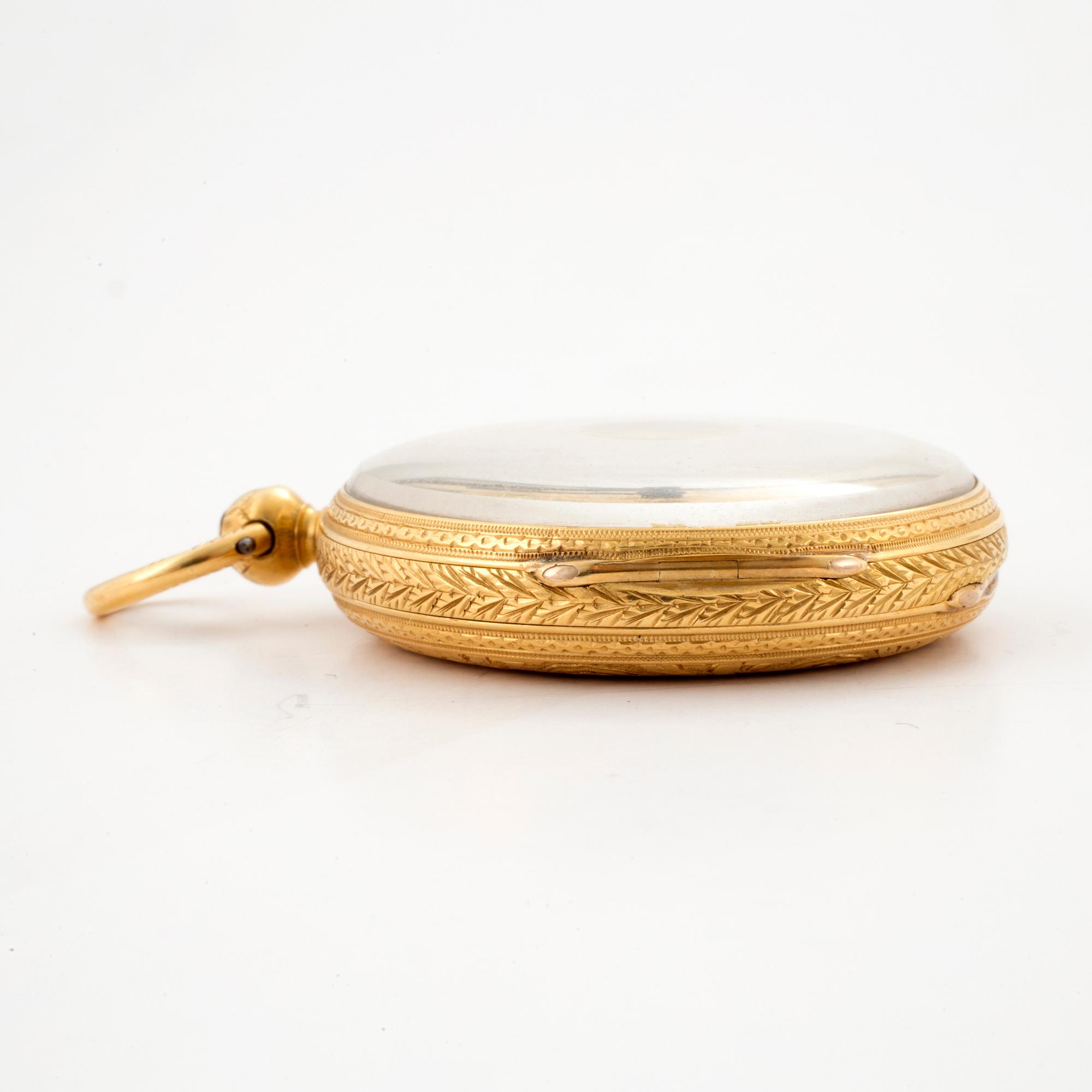 OLLIVANT & BOTSFORD, Manchester, pocket watch, 37 mm,