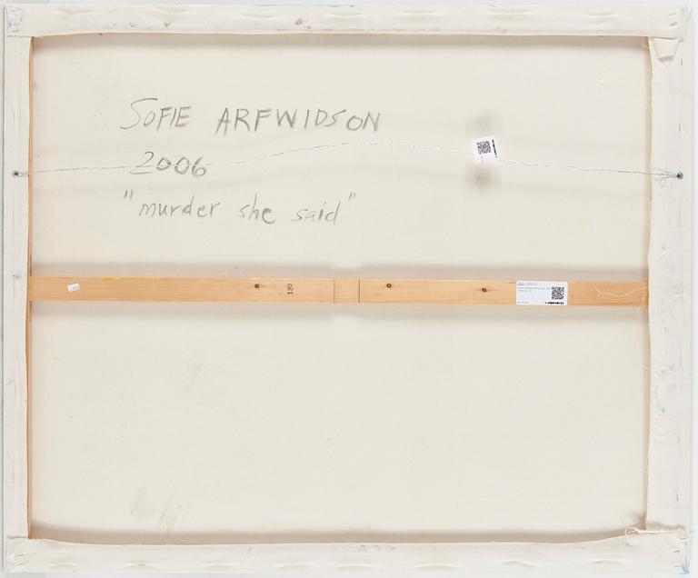SOFIE ARFWIDSON, duk, 100 x 120 cm.