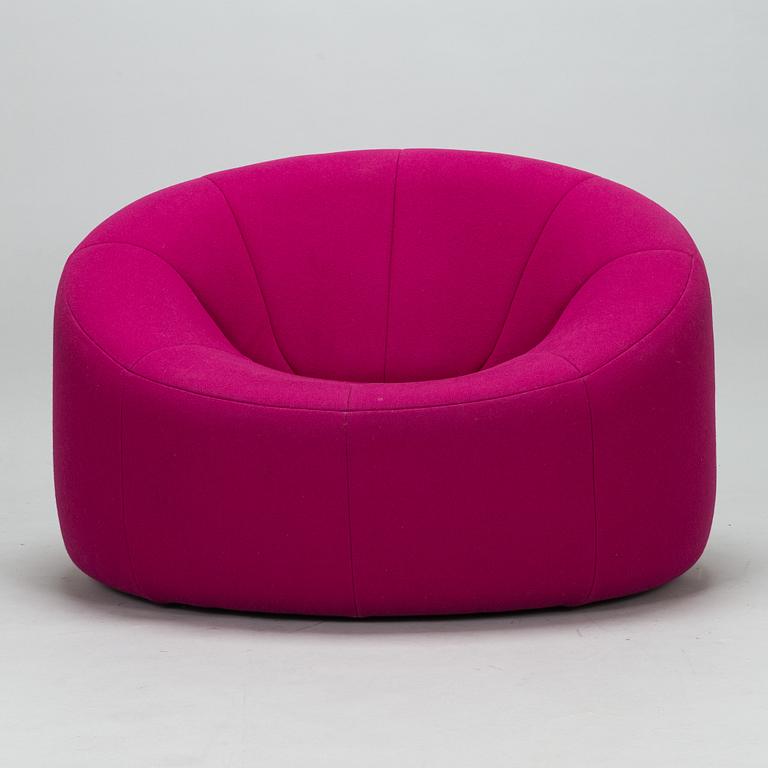 Pierre Paulin, fåtölj "Pumpkin", Ligne Roset, Frankrike. Modellen formgiven 1971.