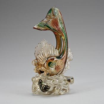 SKULPTUR, glas, trol Murano, 1900 talets andra hälft.