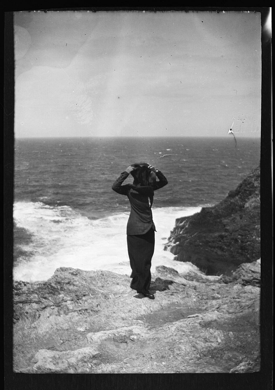 Hugo Simberg, Plagebild från Quiberon, Bretagne.