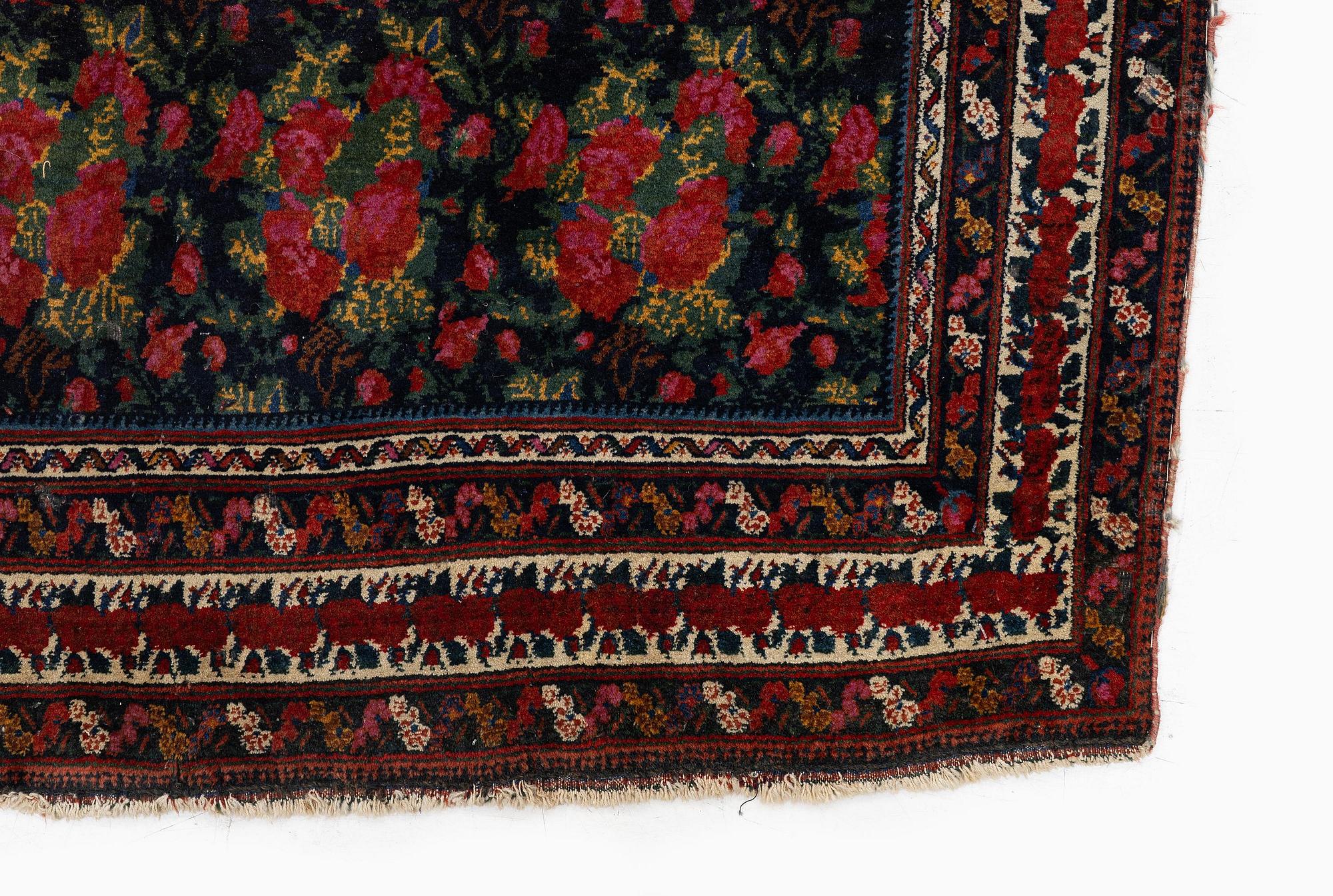 An antique Bidjar carpet, West Persia, c. 191 x 143 cm.