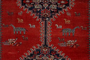 A Malayer runner, west Persia, c. 560 x 200 cm.