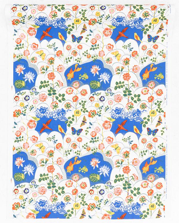 Josef Frank, a "Guldfisk textile, Firma Svenskt Tenn, ca 23 m.