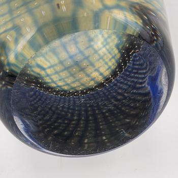 Sven Palmqvist, vas, glas, "Kraka", Orrefors, signerad.