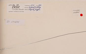 Erland Cullberg, oil on canvas/paper-panel, signed.