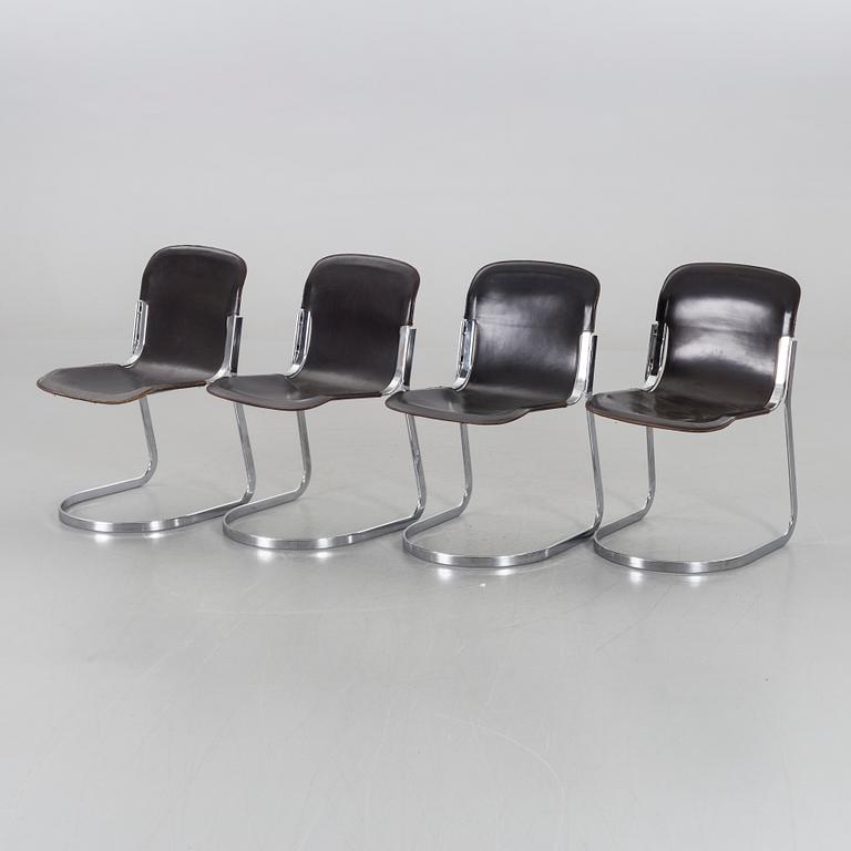 A SET OF 4 WILLY RIZZO CHAIRS.