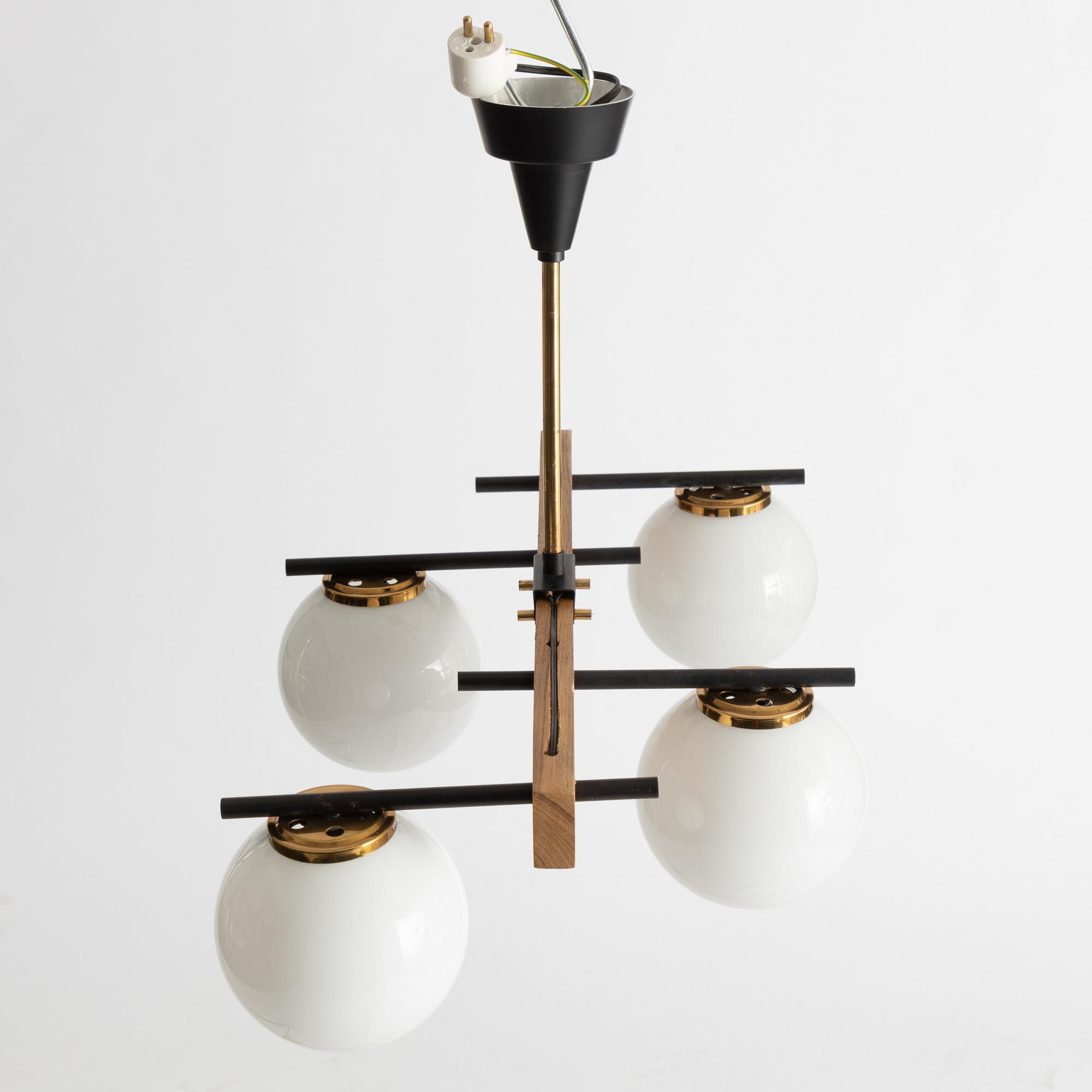 A ceiling lamp, Italy, 1960s.