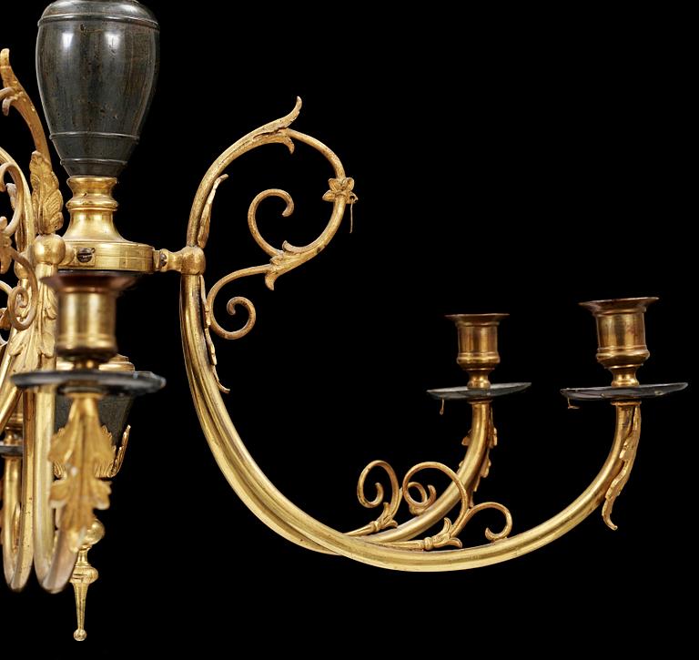 LJUSKRONA, Ny Louis XVI, 1800-talets sista fjärdedel. H. 80.