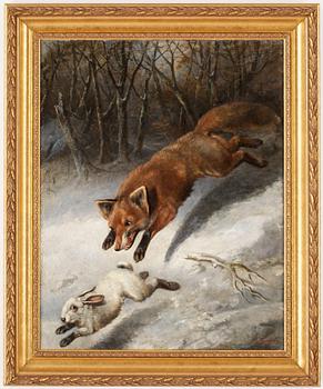 CARL FREDRIK KIÖRBOE, olja på duk, signerad.