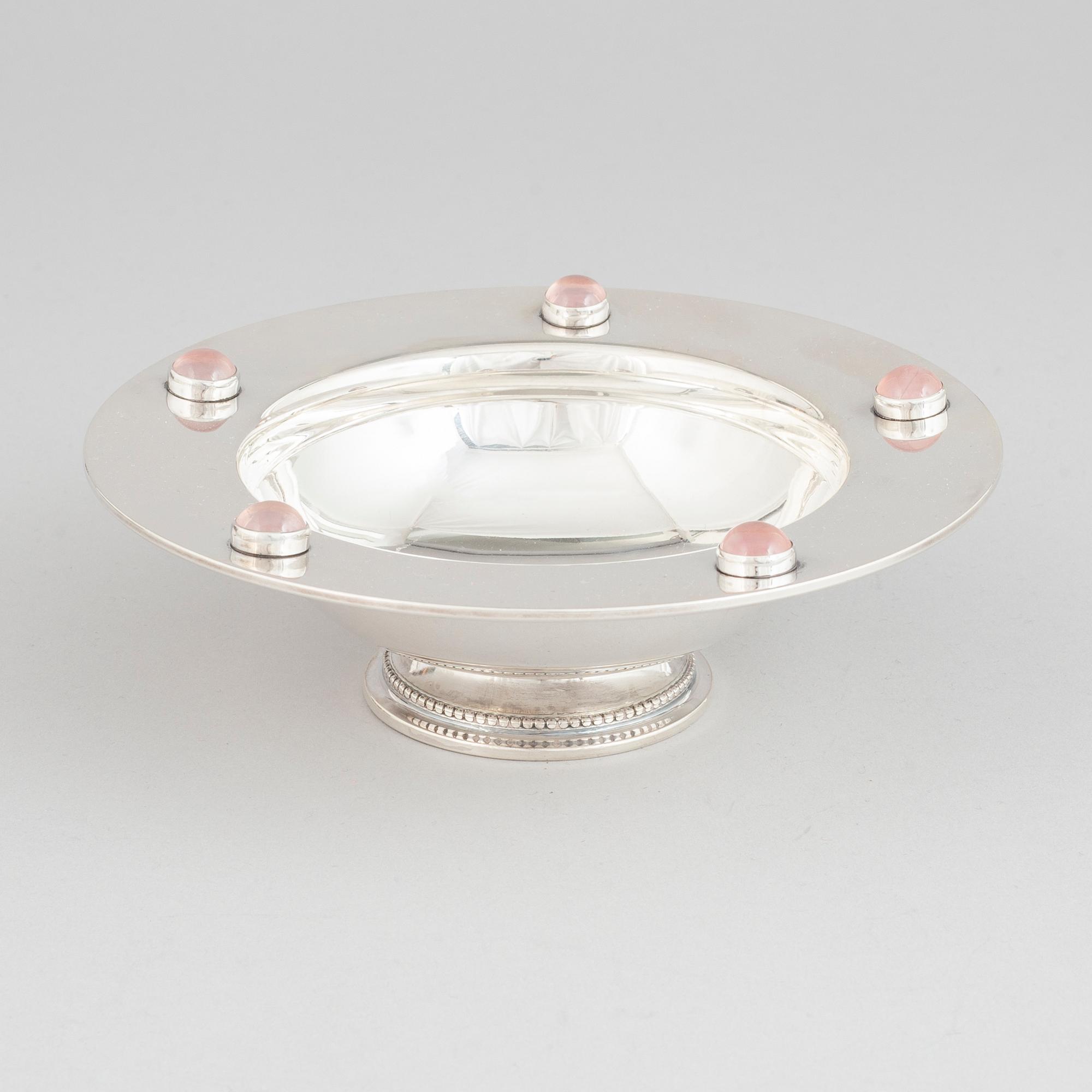 Mogens Bjørn Andersen, a sterling silver bowl, Birkerød, Denmark 1950-60s.