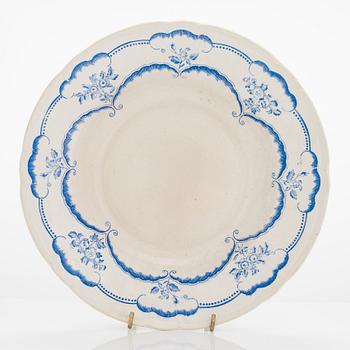 A 73 piece 'Rococo' dinner set for Gustavsberg late 19th century.