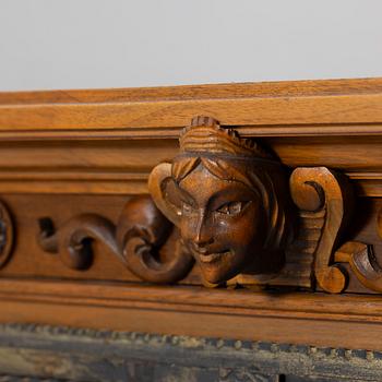 Bar cabinet, Baroque style, probably Gärsnäs, 1950s–60s.
