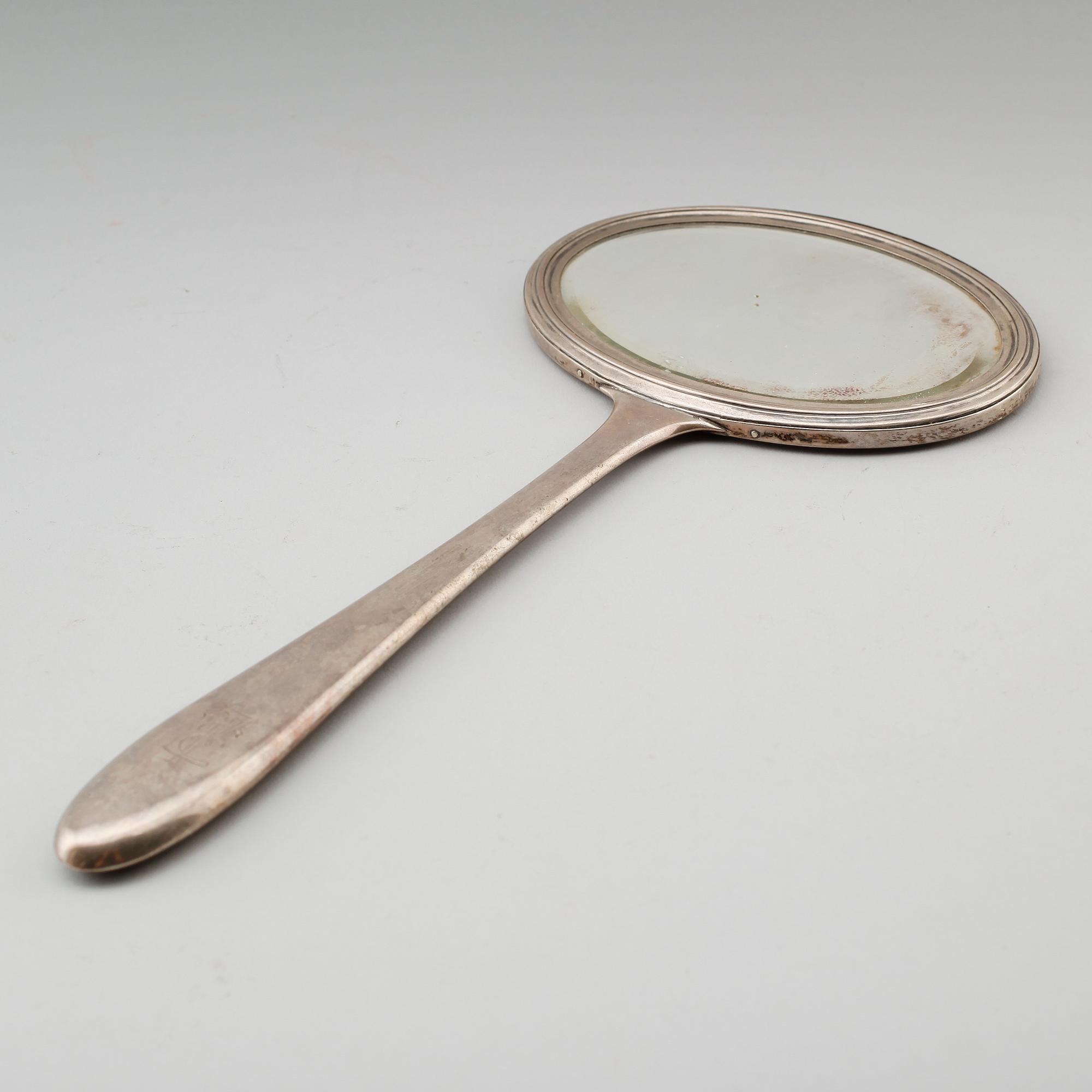 HANDSPEGEL, silver, G.A.B, 1919.