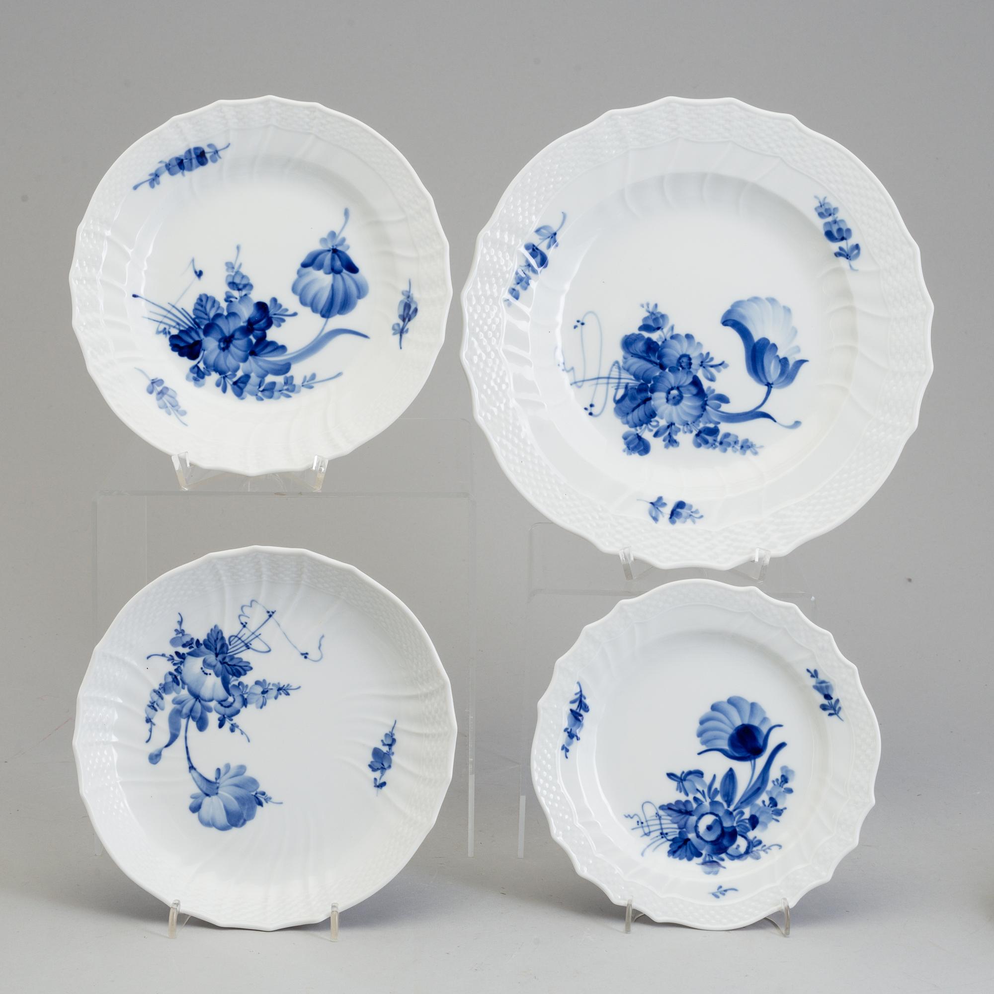 A 28 piece porcelain dinner service from Royal Copenhagen, Denmark.