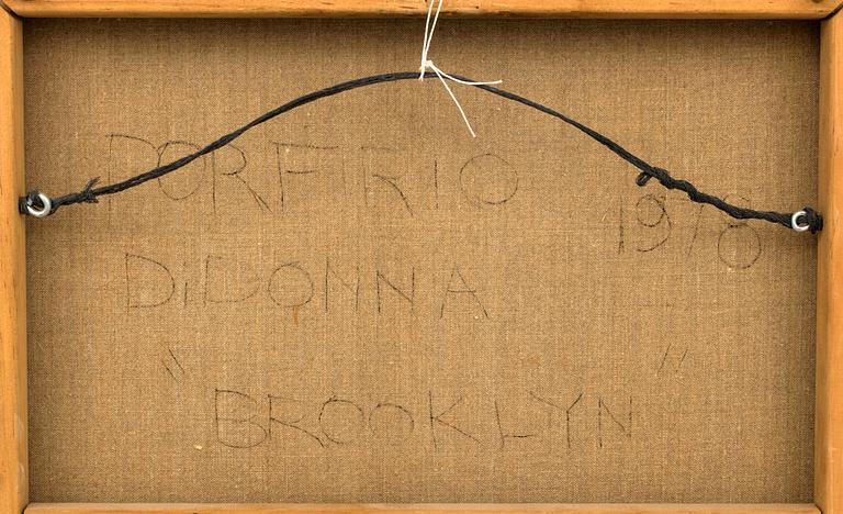 PORFIRIO DIDONNA, oil on canvas signed and dated 1978.