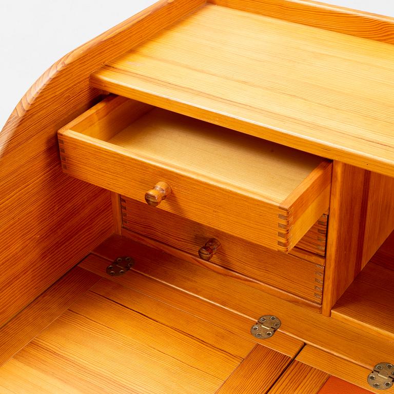 Andreas Hansen, an oregon pine secretaire, Hadsten Träindusti, Denmark, mid 20th century.