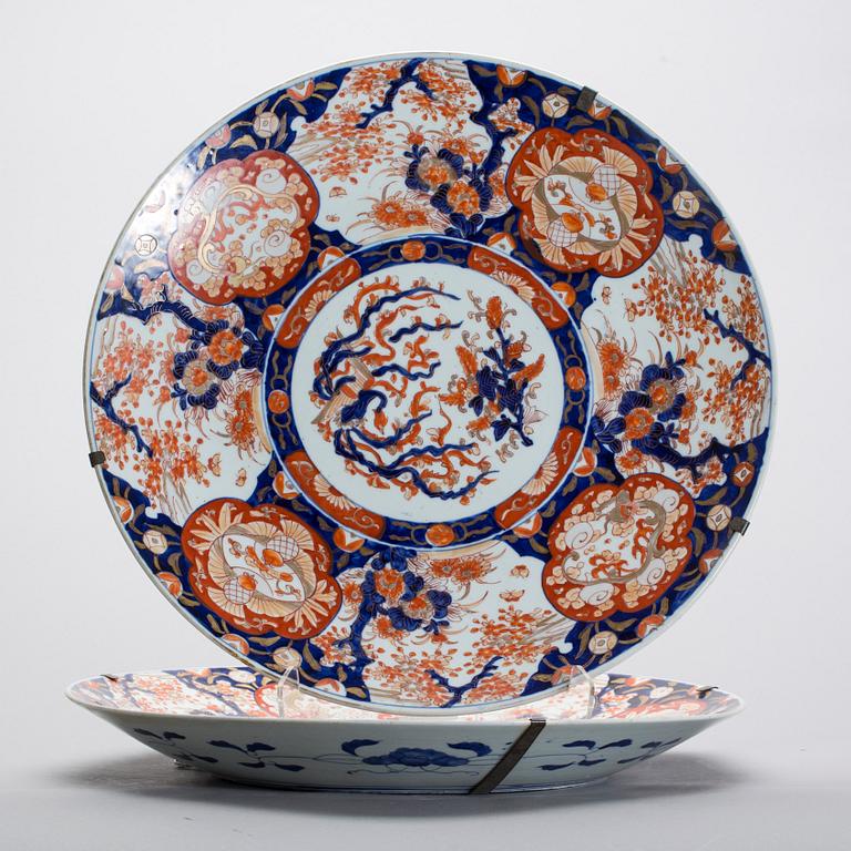 FAT, ett par, porslin, Imari, Japan. 1800-talets slut.