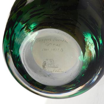 Edvin Öhrström, a graal glass vase, Orrefors 1948, no. 1413B.