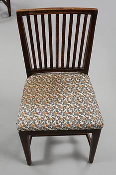 STOLAR, 5 st snarlika, sengustavianska, 1800-talets första del.
